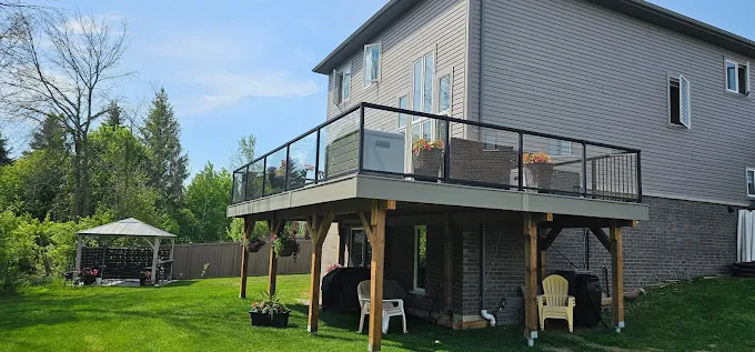 fence and deck