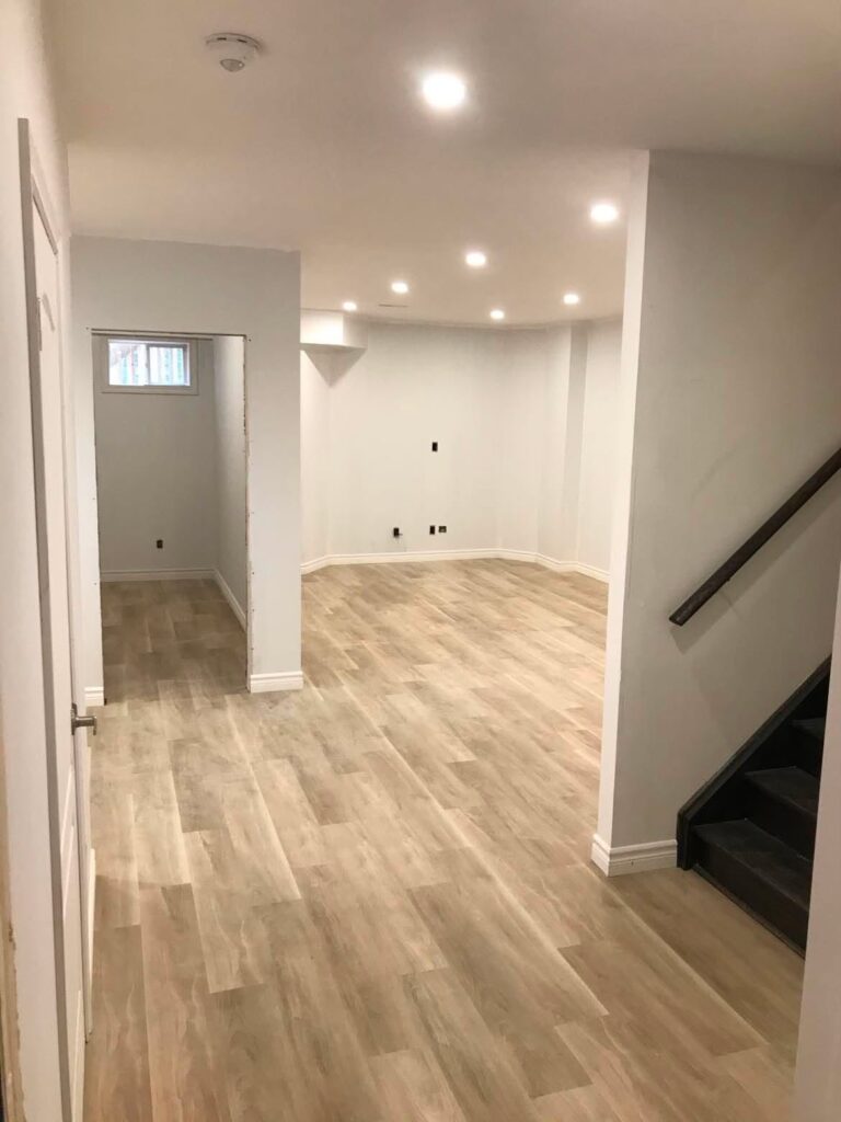 Custom Basement Finishing in Wasaga Beach, Ontario