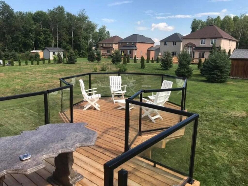 Glass Railings in Wasaga Beach
