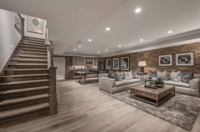 Two-room basement finish